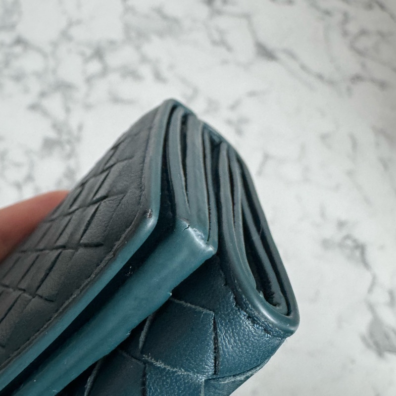 BV藍綠色雙曾釦式短夾 超好用🫶🫶-18