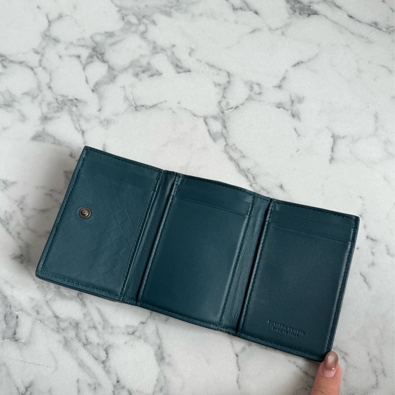 BV藍綠色雙曾釦式短夾 超好用🫶🫶-22