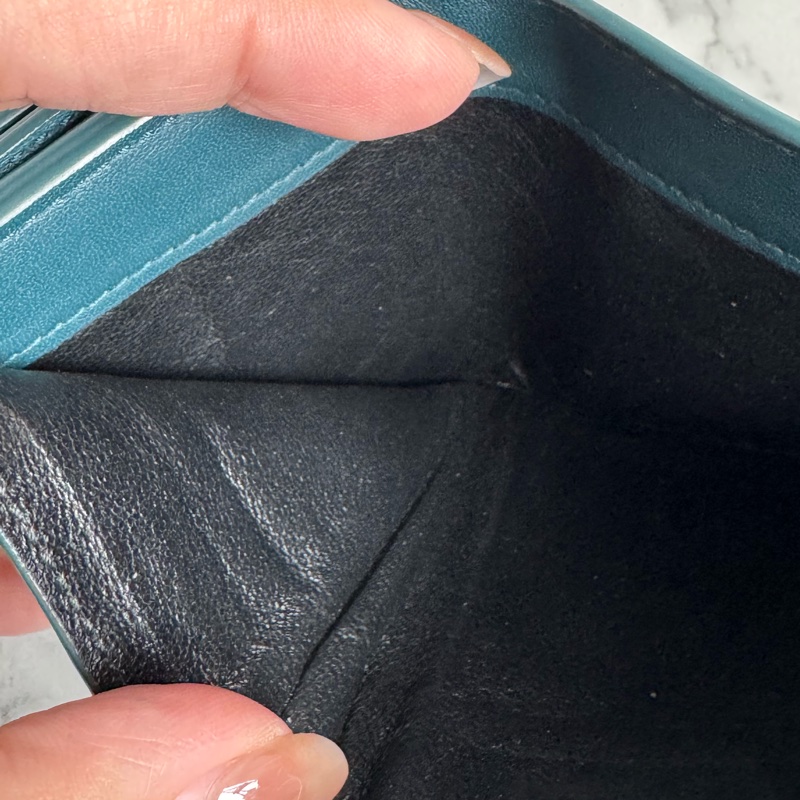 BV藍綠色雙曾釦式短夾 超好用🫶🫶-29