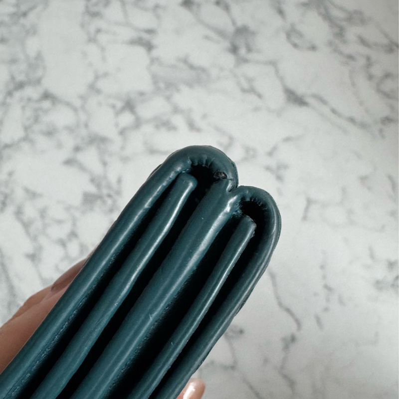 BV藍綠色雙曾釦式短夾 超好用🫶🫶-32