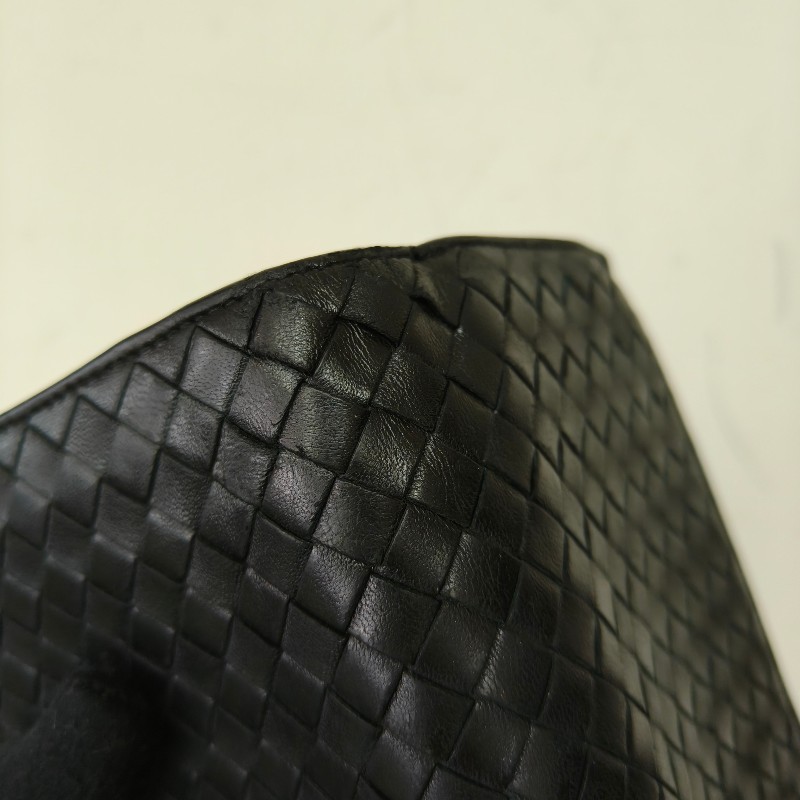 【🐴馬上下單最優惠】🧧限時降價至2/11（原$9800）㊣✨ Bottega Veneta ✨寶緹嘉（附盒子） BV 黑色 羊皮 經典 編織 釘釦 長夾 皮夾 錢包/二手皮夾/二手精品/保證正品🌳二手樹屋🌳-26