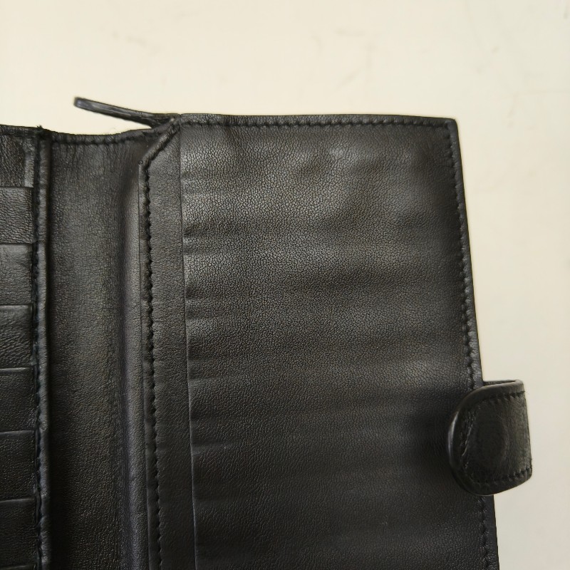 【🐴馬上下單最優惠】🧧限時降價至2/11（原$9800）㊣✨ Bottega Veneta ✨寶緹嘉（附盒子） BV 黑色 羊皮 經典 編織 釘釦 長夾 皮夾 錢包/二手皮夾/二手精品/保證正品🌳二手樹屋🌳-32