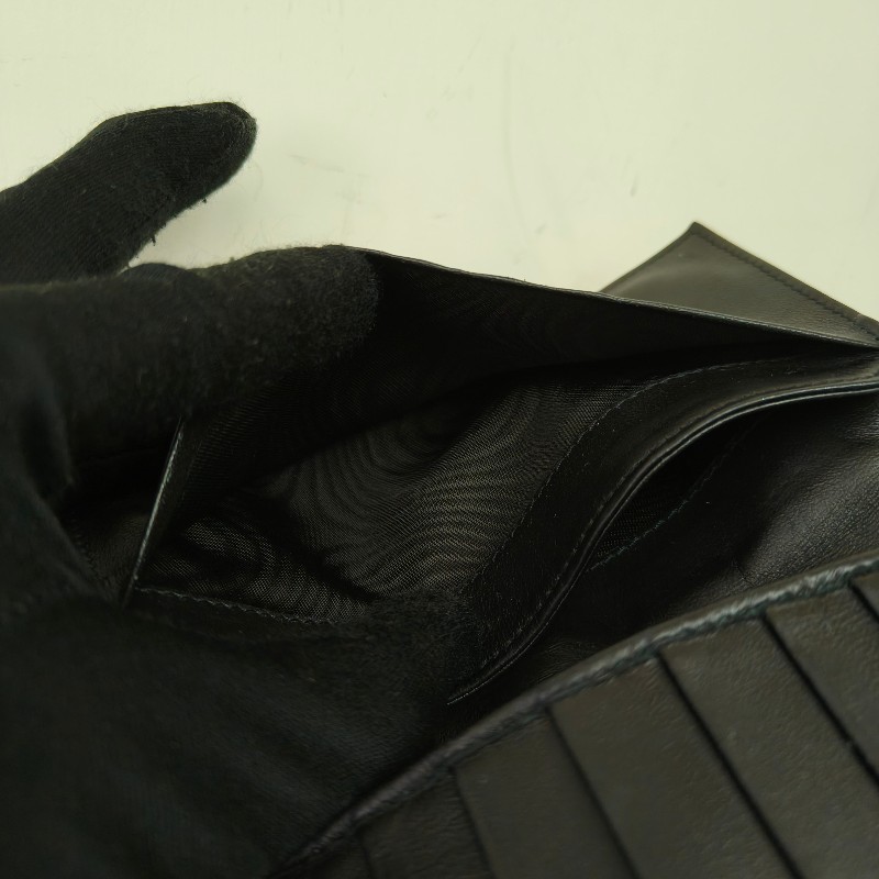 【🐴馬上下單最優惠】🧧限時降價至2/11（原$9800）㊣✨ Bottega Veneta ✨寶緹嘉（附盒子） BV 黑色 羊皮 經典 編織 釘釦 長夾 皮夾 錢包/二手皮夾/二手精品/保證正品🌳二手樹屋🌳-35