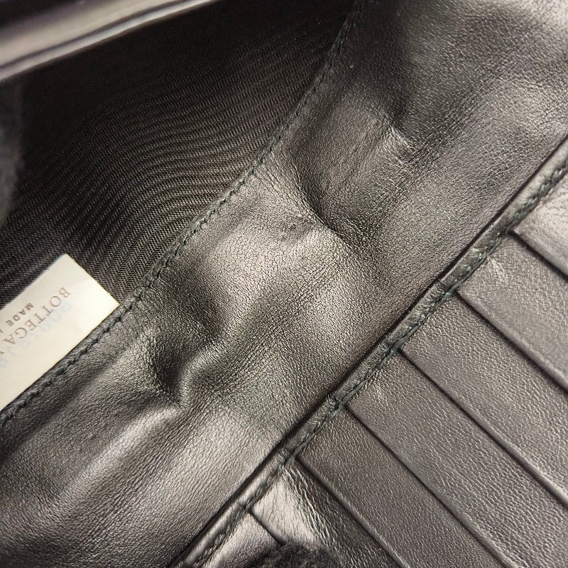 【🐴馬上下單最優惠】🧧限時降價至2/11（原$9800）㊣✨ Bottega Veneta ✨寶緹嘉（附盒子） BV 黑色 羊皮 經典 編織 釘釦 長夾 皮夾 錢包/二手皮夾/二手精品/保證正品🌳二手樹屋🌳-39