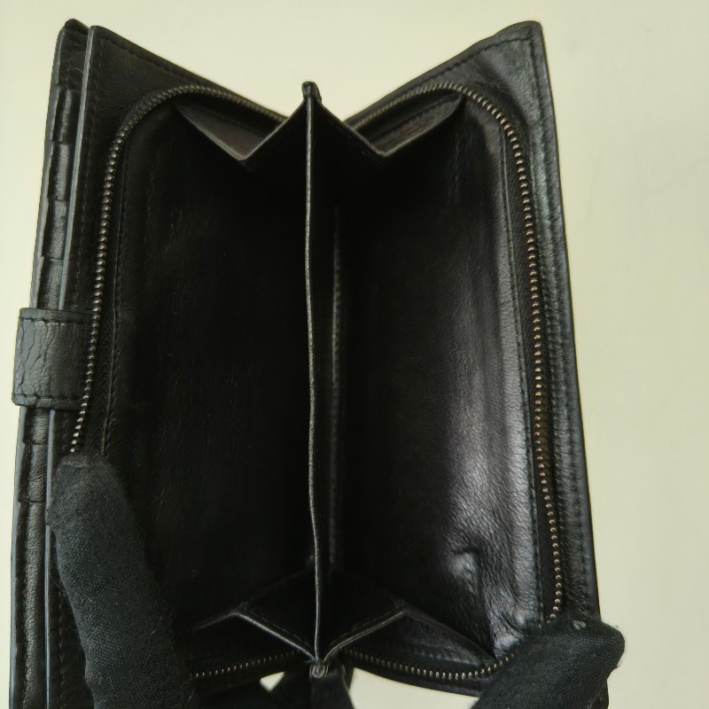 【🐴馬上下單最優惠】🧧限時降價至2/11（原$9800）㊣✨ Bottega Veneta ✨寶緹嘉（附盒子） BV 黑色 羊皮 經典 編織 釘釦 長夾 皮夾 錢包/二手皮夾/二手精品/保證正品🌳二手樹屋🌳-49