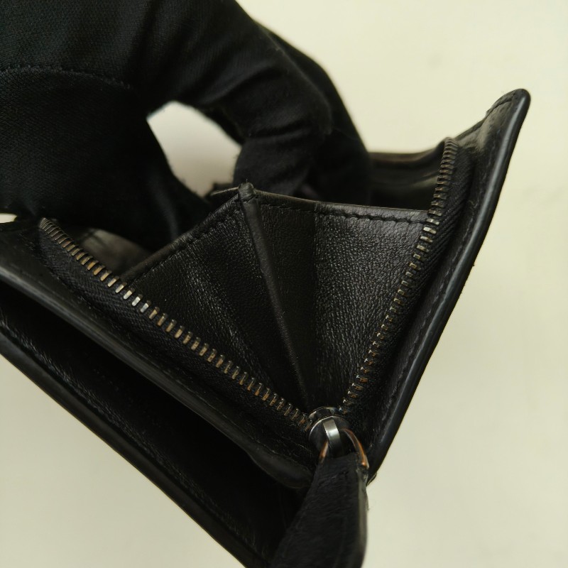 【🐴馬上下單最優惠】🧧限時降價至2/11（原$9800）㊣✨ Bottega Veneta ✨寶緹嘉（附盒子） BV 黑色 羊皮 經典 編織 釘釦 長夾 皮夾 錢包/二手皮夾/二手精品/保證正品🌳二手樹屋🌳-51