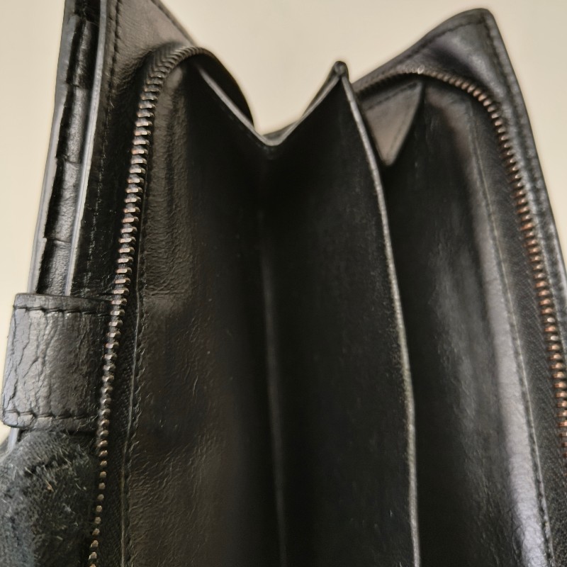 【🐴馬上下單最優惠】🧧限時降價至2/11（原$9800）㊣✨ Bottega Veneta ✨寶緹嘉（附盒子） BV 黑色 羊皮 經典 編織 釘釦 長夾 皮夾 錢包/二手皮夾/二手精品/保證正品🌳二手樹屋🌳-55