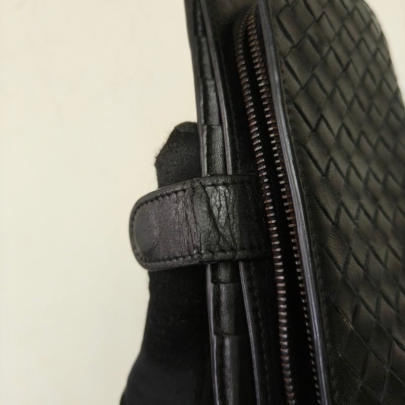 【🐴馬上下單最優惠】🧧限時降價至2/11（原$9800）㊣✨ Bottega Veneta ✨寶緹嘉（附盒子） BV 黑色 羊皮 經典 編織 釘釦 長夾 皮夾 錢包/二手皮夾/二手精品/保證正品🌳二手樹屋🌳-56