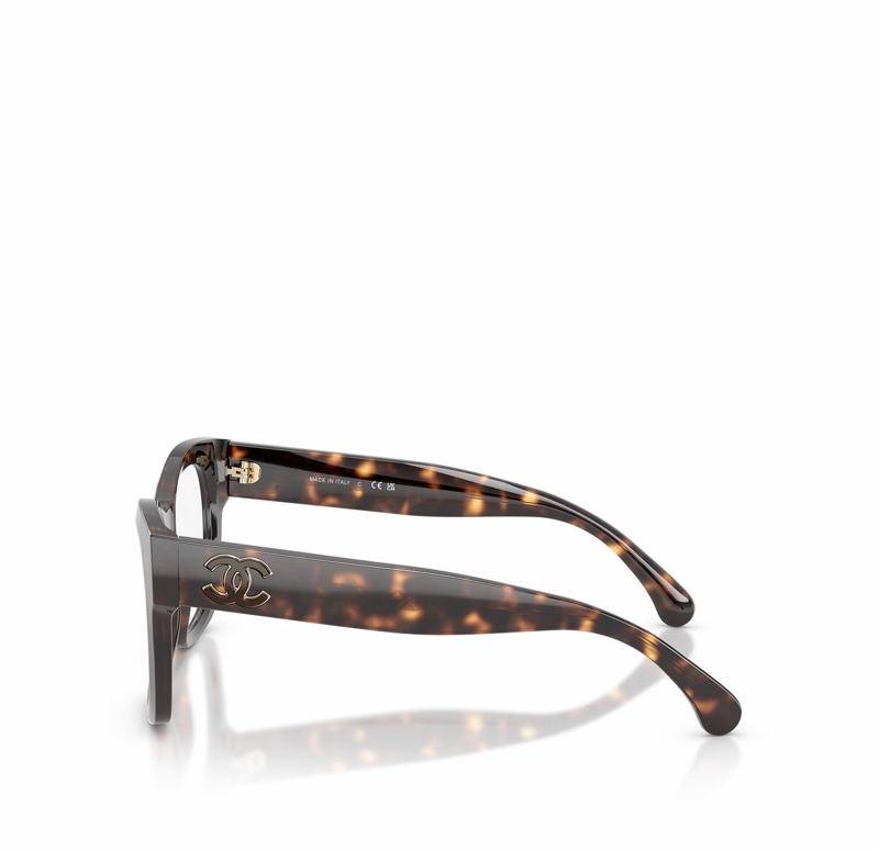 Chanel 女士 全框平光鏡50 52碼橋寬: 2.0cm; 鏡腿長: 14cm起-2