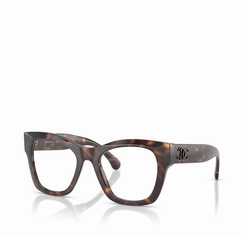 Chanel 女士 全框平光鏡50 52碼橋寬: 2.0cm; 鏡腿長: 14cm起-4