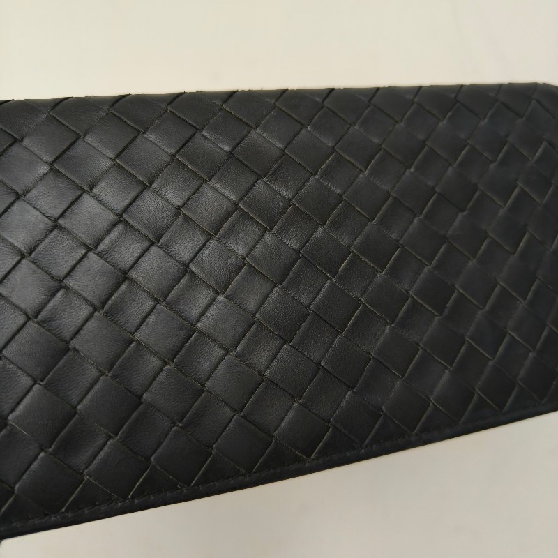 【🐴馬上下單最優惠】🧧限時降價至2/11（原$9800）【8成新】㊣✨ Bottega Veneta ✨寶緹嘉（附防塵袋） BV 鐵灰色 羊皮 經典 編織 薄款 長夾 皮夾 錢包/二手皮夾/二手精品/保證正品🌳二手樹屋🌳-15