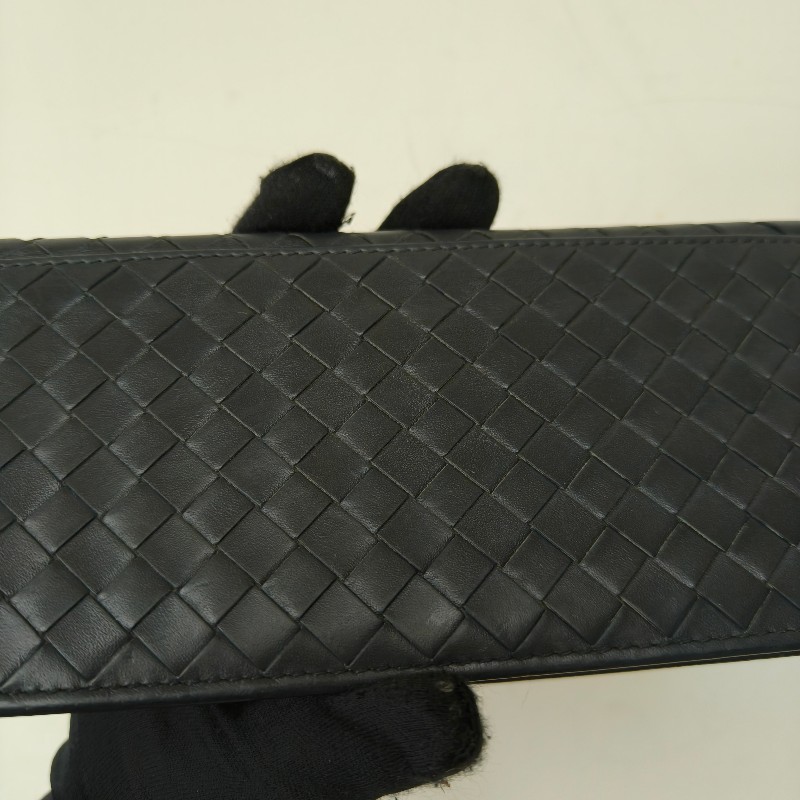 【🐴馬上下單最優惠】🧧限時降價至2/11（原$9800）【8成新】㊣✨ Bottega Veneta ✨寶緹嘉（附防塵袋） BV 鐵灰色 羊皮 經典 編織 薄款 長夾 皮夾 錢包/二手皮夾/二手精品/保證正品🌳二手樹屋🌳-19