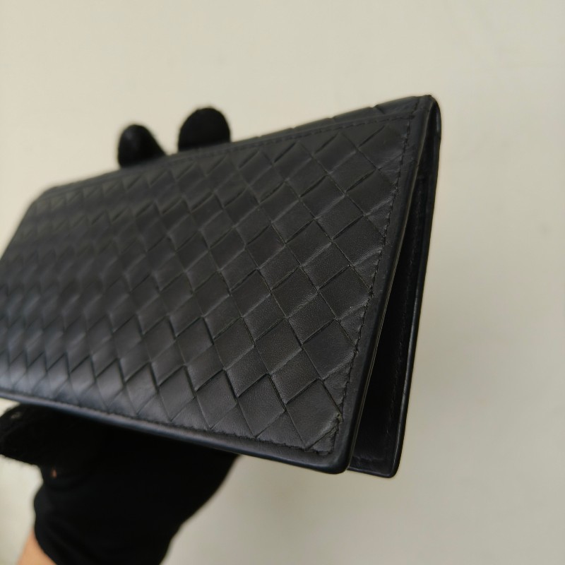 【🐴馬上下單最優惠】🧧限時降價至2/11（原$9800）【8成新】㊣✨ Bottega Veneta ✨寶緹嘉（附防塵袋） BV 鐵灰色 羊皮 經典 編織 薄款 長夾 皮夾 錢包/二手皮夾/二手精品/保證正品🌳二手樹屋🌳-20