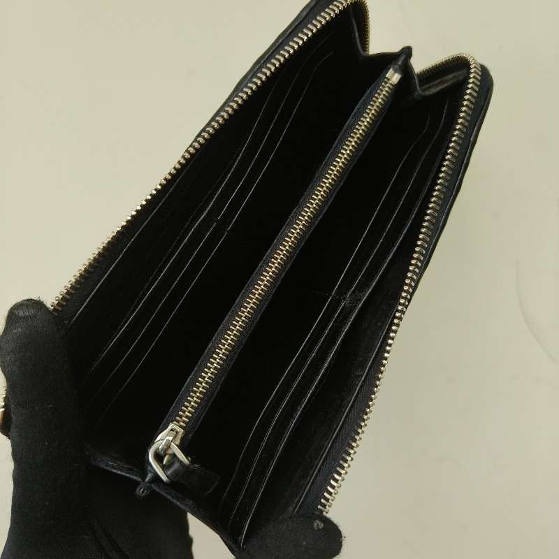 【🐴馬上下單最優惠】🧧限時降價至2/11（原$8800）㊣✨MIU MIU✨繆繆（附盒子）黑色 皺摺 羊皮 經典 L型 拉鍊 長夾 皮夾 錢包/二手皮夾/二手精品/保證正品🌳二手樹屋🌳-24