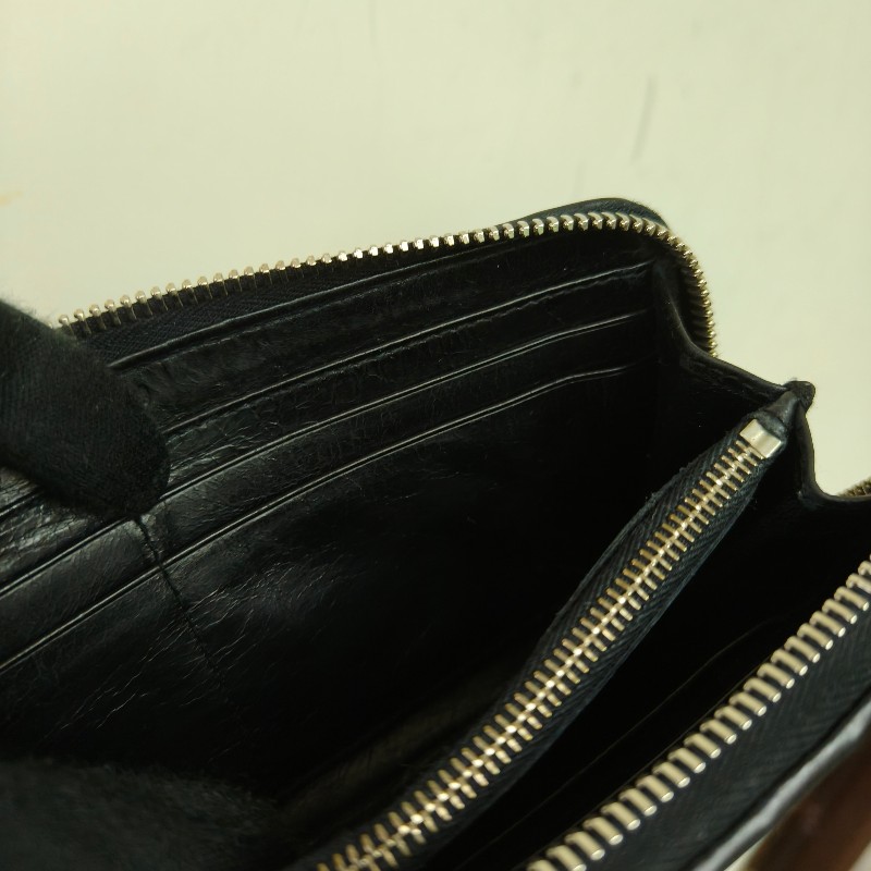 【🐴馬上下單最優惠】🧧限時降價至2/11（原$8800）㊣✨MIU MIU✨繆繆（附盒子）黑色 皺摺 羊皮 經典 L型 拉鍊 長夾 皮夾 錢包/二手皮夾/二手精品/保證正品🌳二手樹屋🌳-29