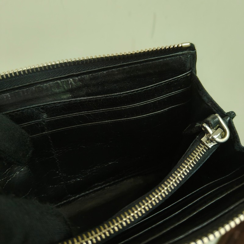 【🐴馬上下單最優惠】🧧限時降價至2/11（原$8800）㊣✨MIU MIU✨繆繆（附盒子）黑色 皺摺 羊皮 經典 L型 拉鍊 長夾 皮夾 錢包/二手皮夾/二手精品/保證正品🌳二手樹屋🌳-34