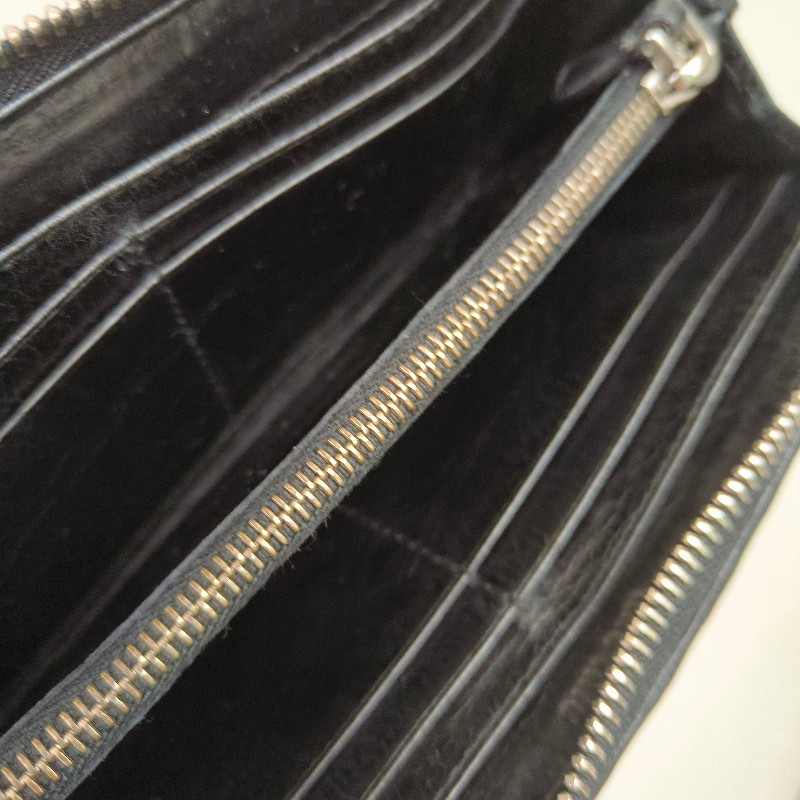 【🐴馬上下單最優惠】🧧限時降價至2/11（原$8800）㊣✨MIU MIU✨繆繆（附盒子）黑色 皺摺 羊皮 經典 L型 拉鍊 長夾 皮夾 錢包/二手皮夾/二手精品/保證正品🌳二手樹屋🌳-37