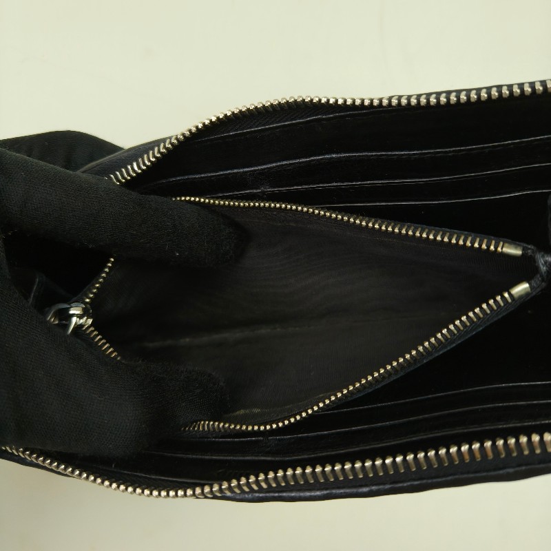 【🐴馬上下單最優惠】🧧限時降價至2/11（原$8800）㊣✨MIU MIU✨繆繆（附盒子）黑色 皺摺 羊皮 經典 L型 拉鍊 長夾 皮夾 錢包/二手皮夾/二手精品/保證正品🌳二手樹屋🌳-38