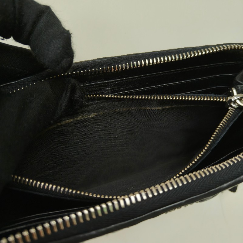 【🐴馬上下單最優惠】🧧限時降價至2/11（原$8800）㊣✨MIU MIU✨繆繆（附盒子）黑色 皺摺 羊皮 經典 L型 拉鍊 長夾 皮夾 錢包/二手皮夾/二手精品/保證正品🌳二手樹屋🌳-39