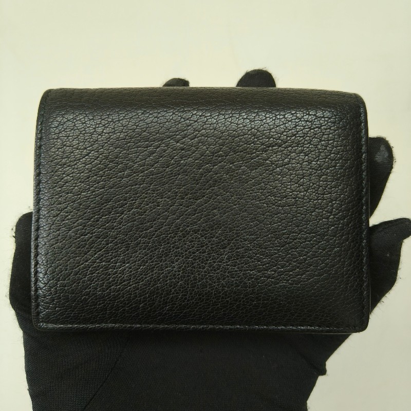 【🐴馬上下單最優惠】🧧限時降價至2/11（原$7800）【8成新】✨MIU MIU✨繆繆（附盒子）黑色 拼色 釘釦 短夾 皮夾 錢包/二手皮夾/二手精品/保證正品🌳二手樹屋🌳-4