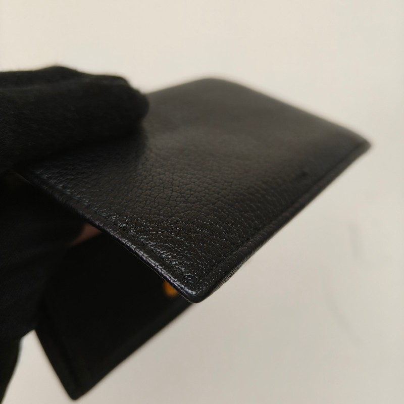 【🐴馬上下單最優惠】🧧限時降價至2/11（原$7800）【8成新】✨MIU MIU✨繆繆（附盒子）黑色 拼色 釘釦 短夾 皮夾 錢包/二手皮夾/二手精品/保證正品🌳二手樹屋🌳-10