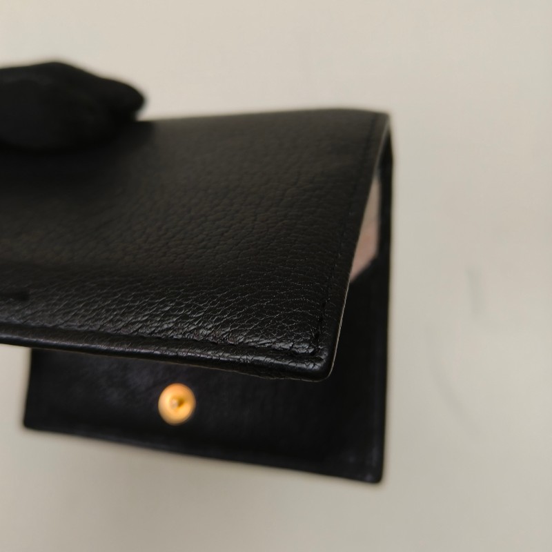 【🐴馬上下單最優惠】🧧限時降價至2/11（原$7800）【8成新】✨MIU MIU✨繆繆（附盒子）黑色 拼色 釘釦 短夾 皮夾 錢包/二手皮夾/二手精品/保證正品🌳二手樹屋🌳-11