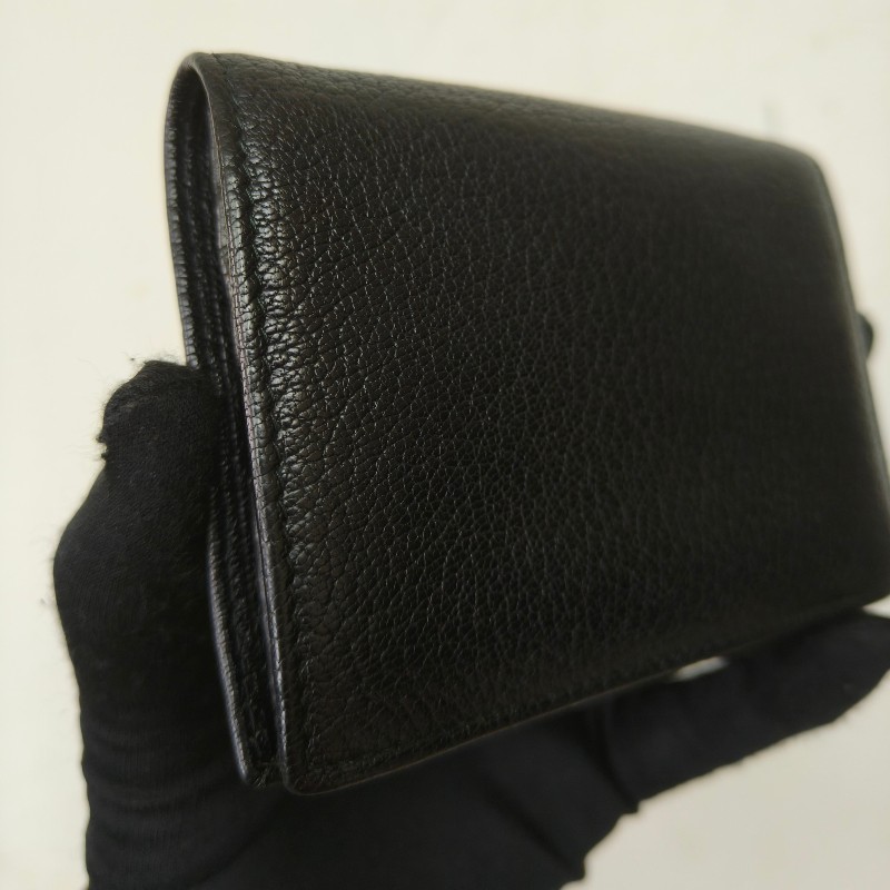 【🐴馬上下單最優惠】🧧限時降價至2/11（原$7800）【8成新】✨MIU MIU✨繆繆（附盒子）黑色 拼色 釘釦 短夾 皮夾 錢包/二手皮夾/二手精品/保證正品🌳二手樹屋🌳-18