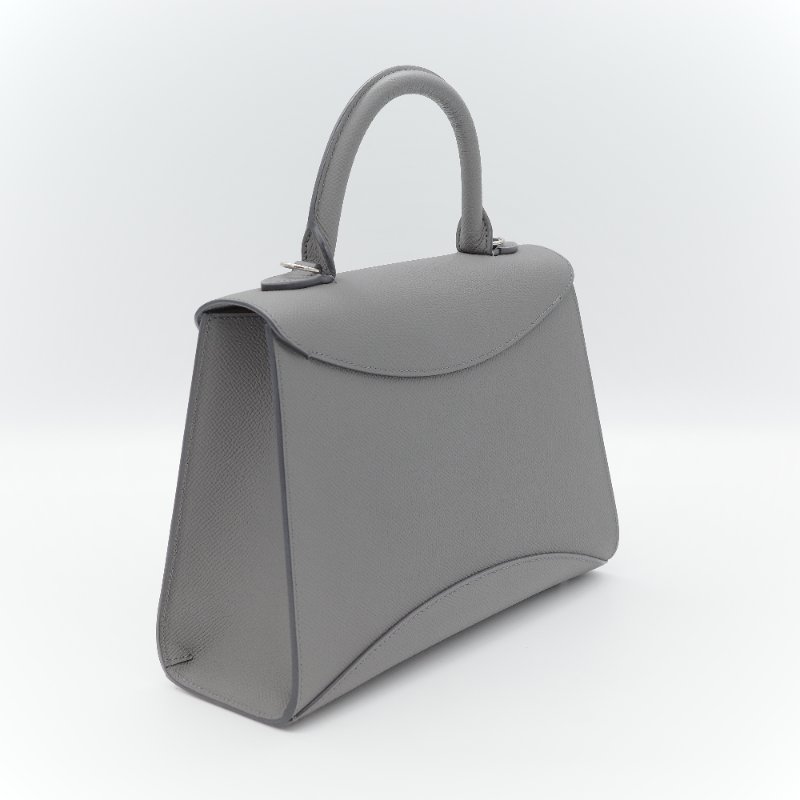Moynat 摩奈 Gabrielle PM 灰色 小牛皮 單肩包 手提包 ｜專櫃 137,000-4
