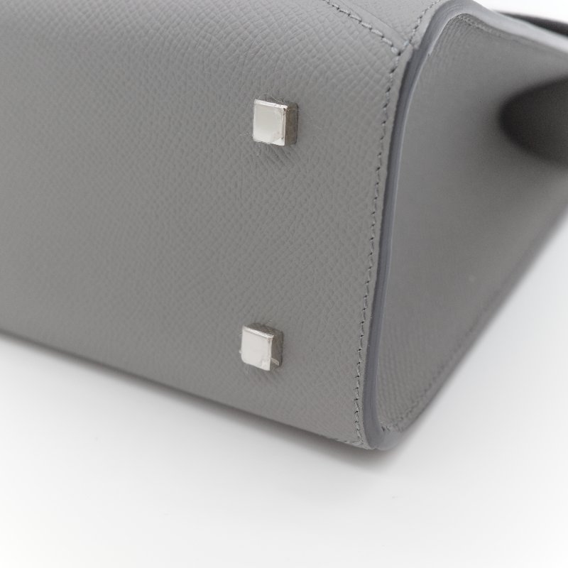 Moynat 摩奈 Gabrielle PM 灰色 小牛皮 單肩包 手提包 ｜專櫃 137,000-8