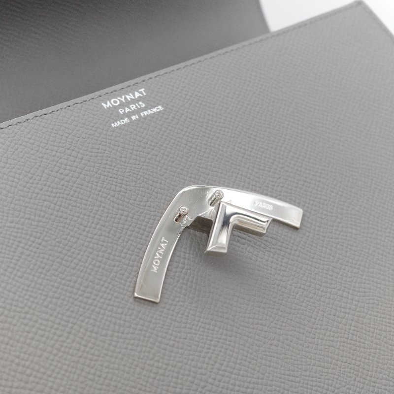 Moynat 摩奈 Gabrielle PM 灰色 小牛皮 單肩包 手提包 ｜專櫃 137,000-11