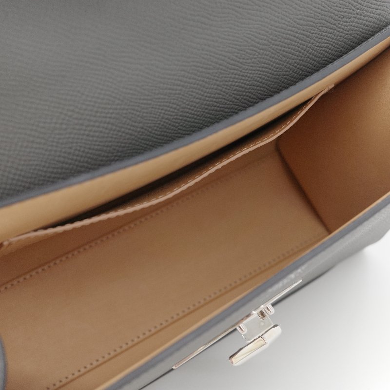 Moynat 摩奈 Gabrielle PM 灰色 小牛皮 單肩包 手提包 ｜專櫃 137,000-14