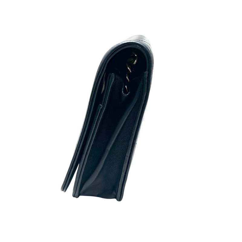 CHANEL 香奈兒 BOY 翻蓋包 鍊帶肩背包 羊皮 黑色 金扣-3