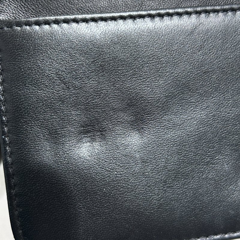 CHANEL 香奈兒 BOY 翻蓋包 鍊帶肩背包 羊皮 黑色 金扣-16