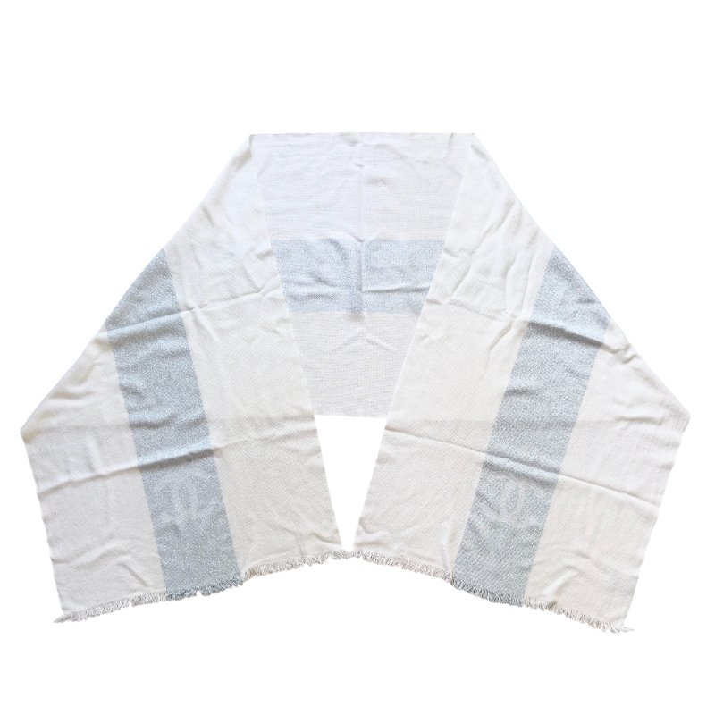 CHANEL CC 羊絨 圍巾-1