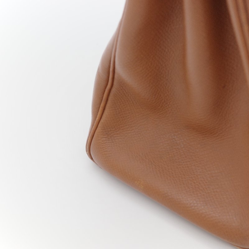 Hermès 愛馬仕 Kelly 32 焦糖棕色 牛皮 內縫 肩背包 手提包-8