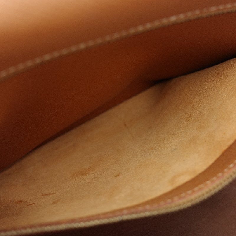 Hermès 愛馬仕 Kelly 32 焦糖棕色 牛皮 內縫 肩背包 手提包-23