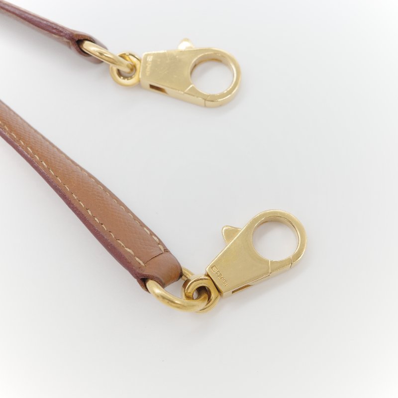 Hermès 愛馬仕 Kelly 32 焦糖棕色 牛皮 內縫 肩背包 手提包-24