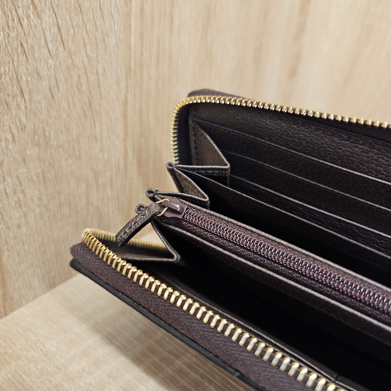 [ 品況新經典款過新年特價🧧] Gucci 老花金釦綠紅綠拉鏈長夾-14