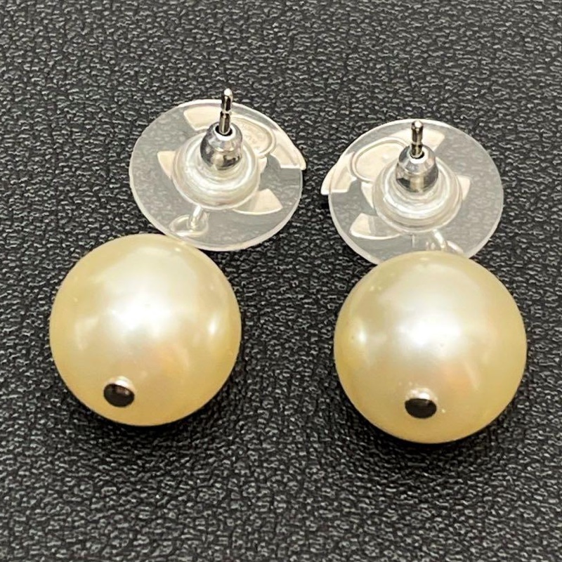 🌷Chanel 珍珠耳釘耳環｜經典花紋✦fufu style 精品✦ 氣質款｜-2