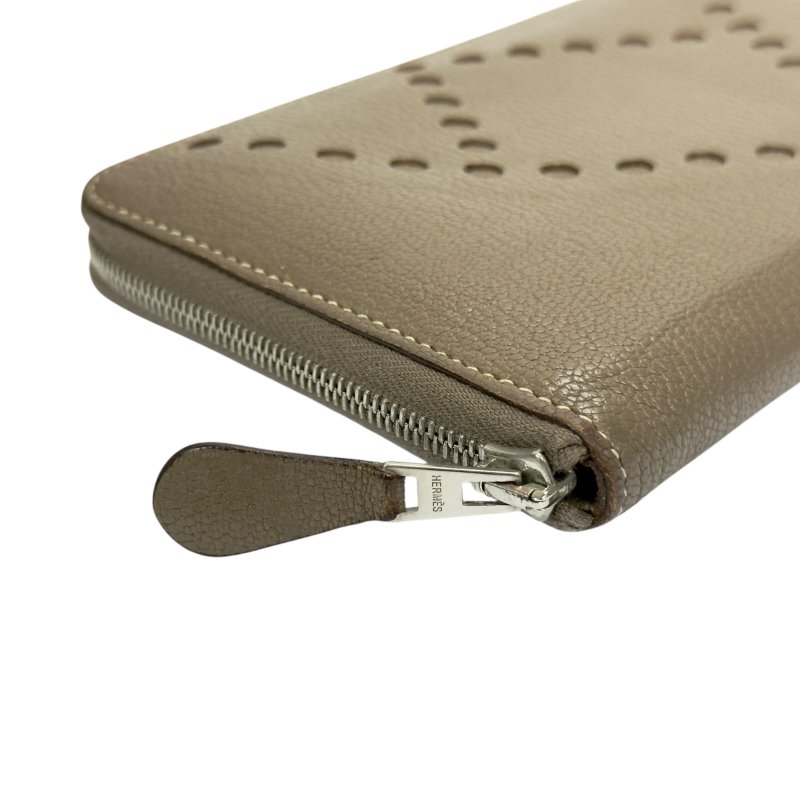 HERMES Evelyne 長銀包 框P刻-11