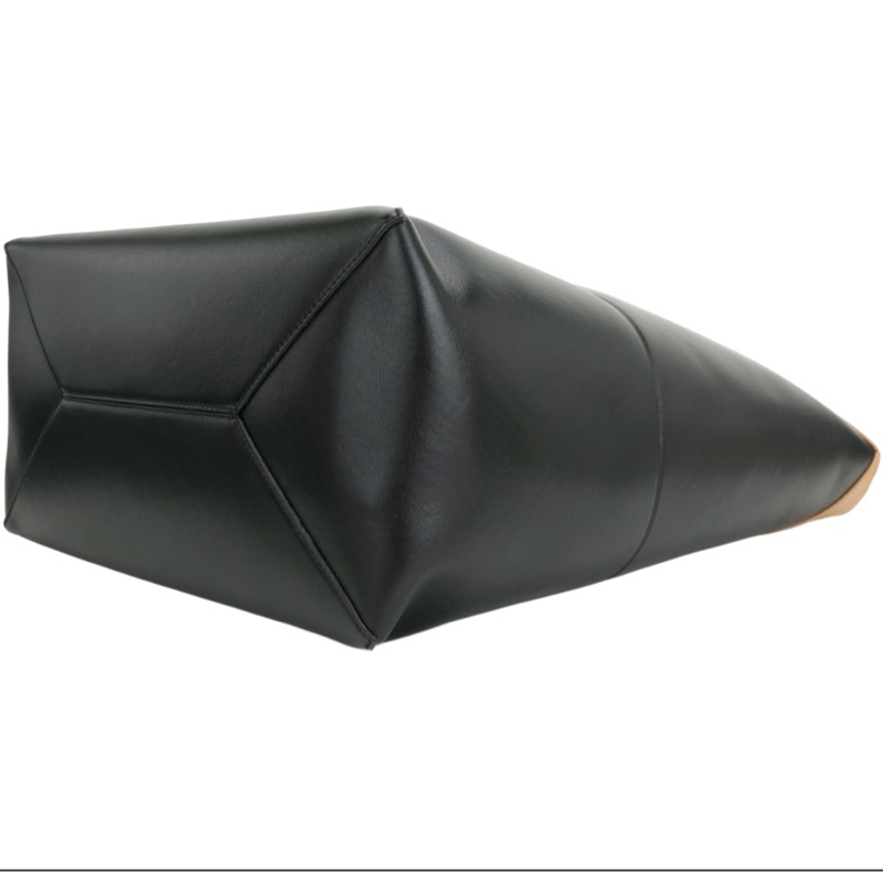 LOEWE Puzzle Fold Tote XL Bicolour 牛皮亮面 經典色 大號折疊包-7