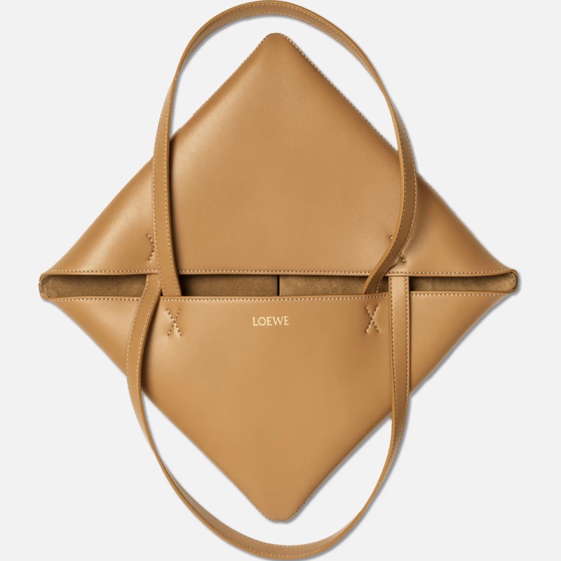 LOEWE Puzzle Fold Tote XL Bicolour 牛皮亮面 經典色 大號折疊包-1