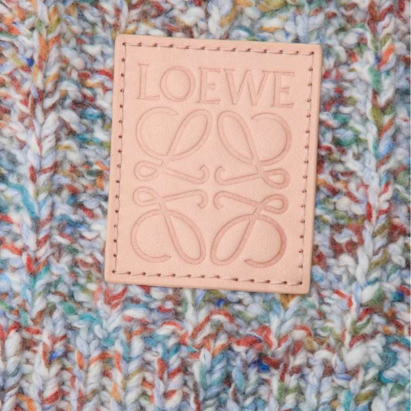 Loewe 女士 羊毛和羊絨混紡圍巾均碼碼180cm*28cm-3