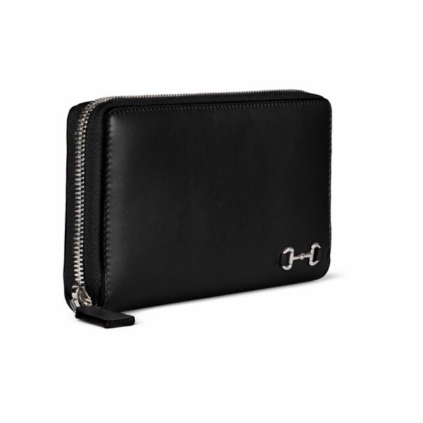 Gucci 男士 Horsebit拉鍊錢包 19cm*2cm*10cm-2