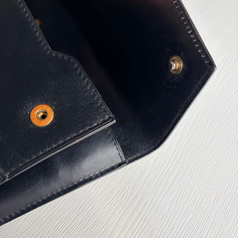 Delvaux 真皮黑色手拿包 iPad 包 信封包 側背包 通勤-16