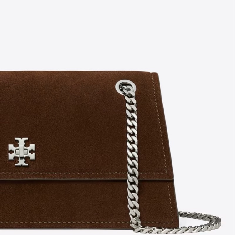 Tory Burch 女士 KIRA 旋鎖絨面革單肩包均碼碼28cm*7.2cm*14.8cm-1