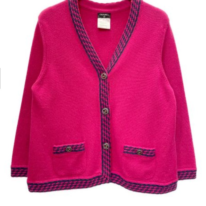 Chanel 100% cashmere 秀款開襟衫-2