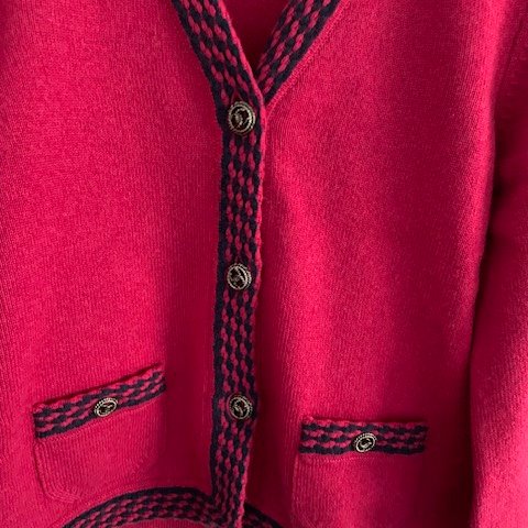 Chanel 100% cashmere 秀款開襟衫-7