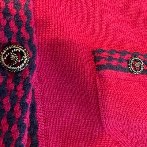 Chanel 100% cashmere 秀款開襟衫-25