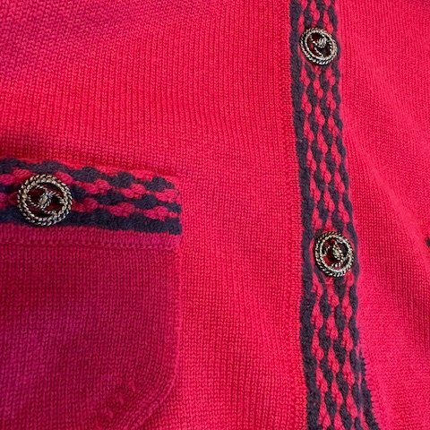 Chanel 100% cashmere 秀款開襟衫-26